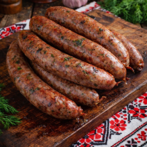 Strona główna kiełbasa swojska z czosnkiem niedźwiedzim